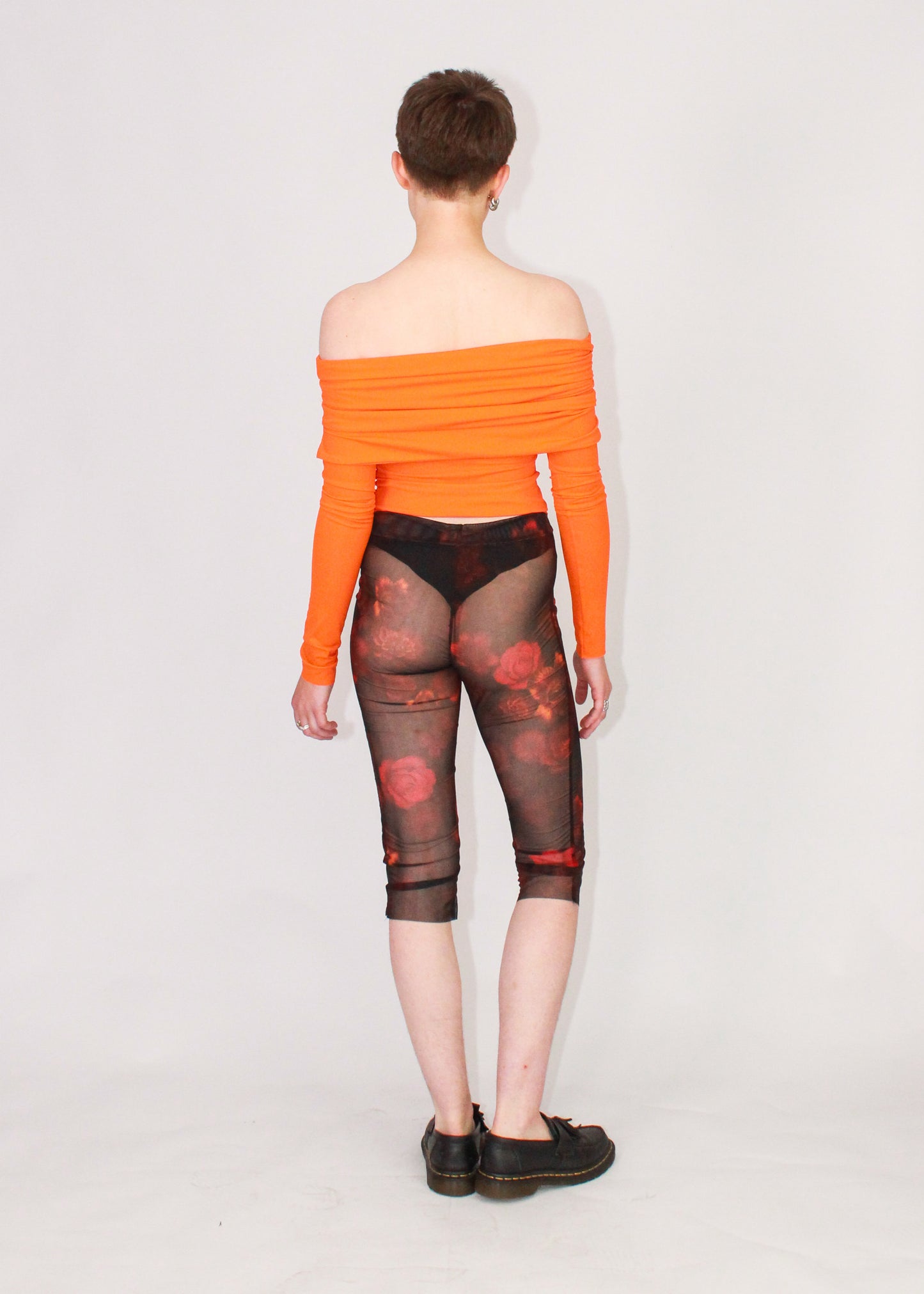 Off-shoulder pleated top STROM X GAMO